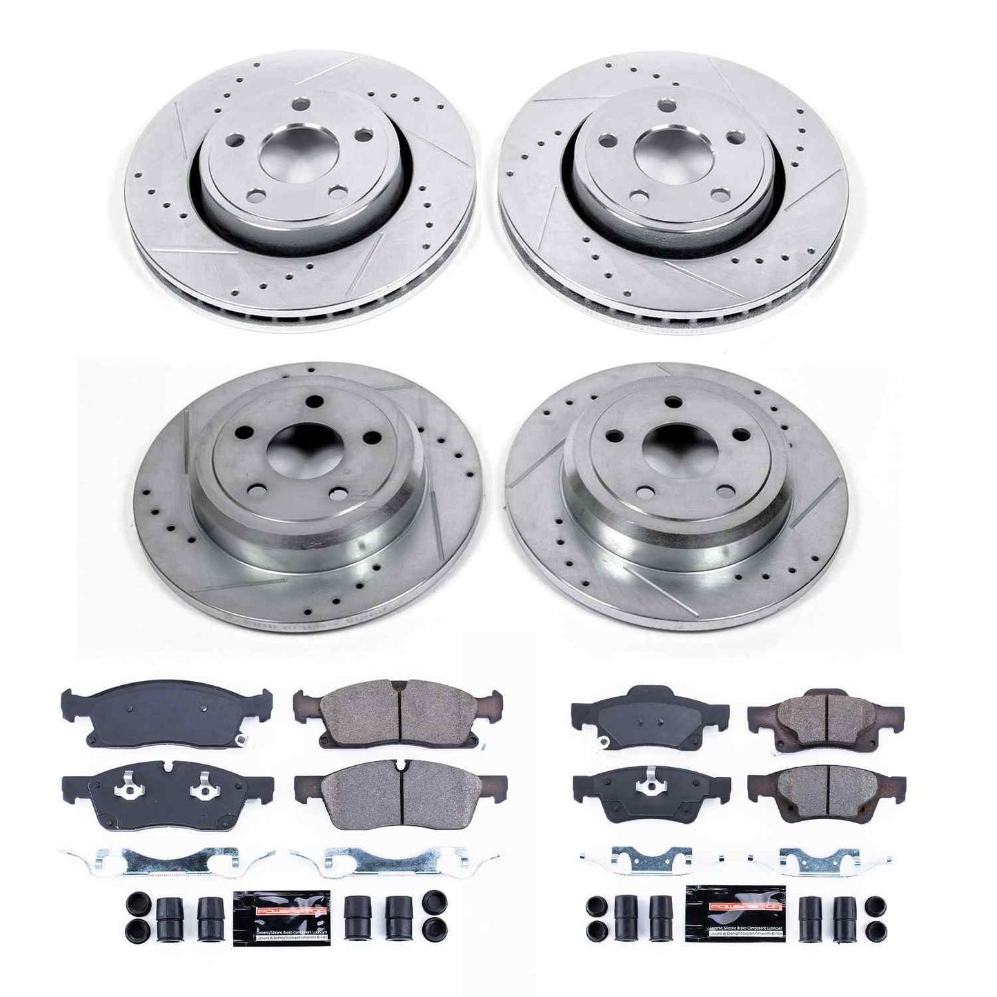 PowerStop Power Stop 11-19 Dodge Durango Front & Rear Z23 Evolution Sport Brake Kit K5952