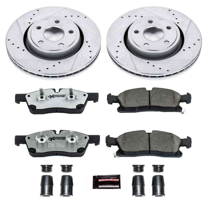 PowerStop Power Stop 11-19 Dodge Durango Front Z26 Street Warrior Brake Kit K5954-26