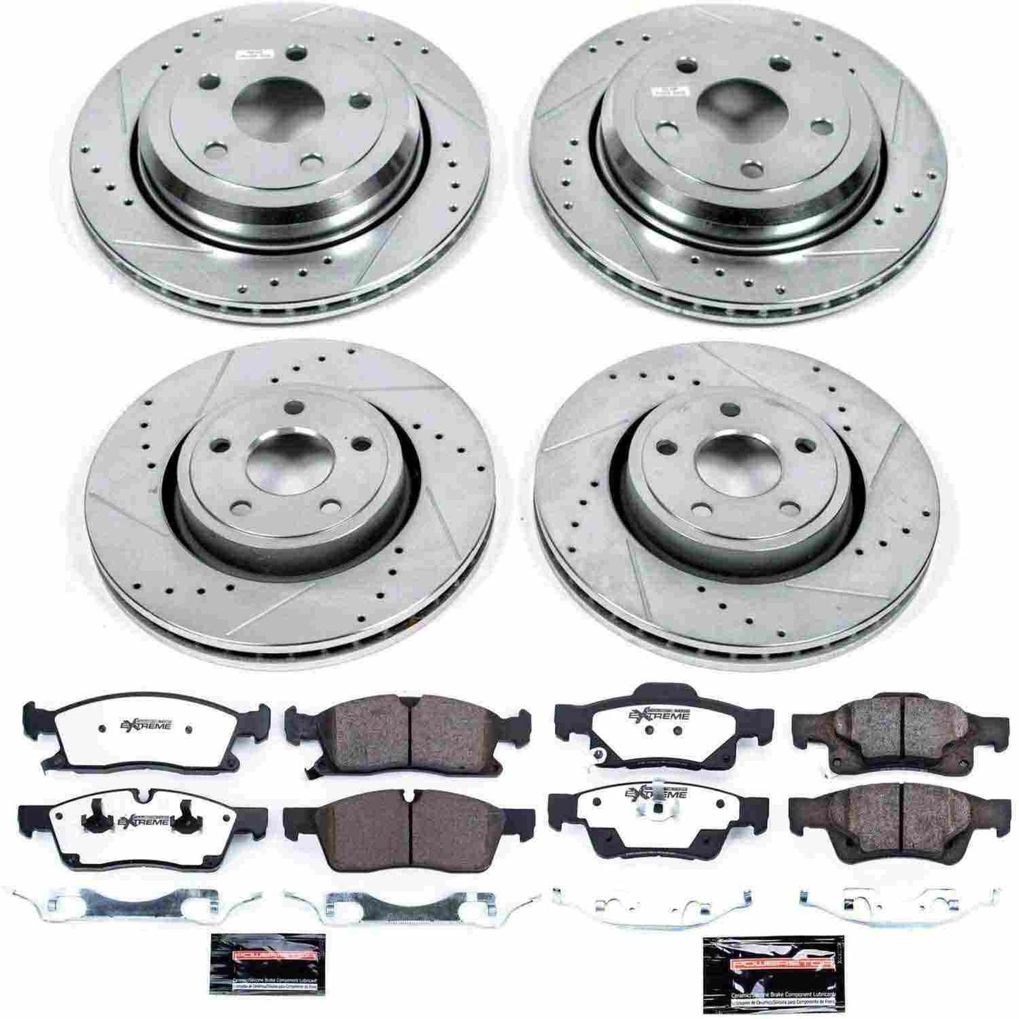PowerStop Power Stop 11-19 Dodge Durango Front & Rear Z36 Truck & Tow Brake Kit K5955-36