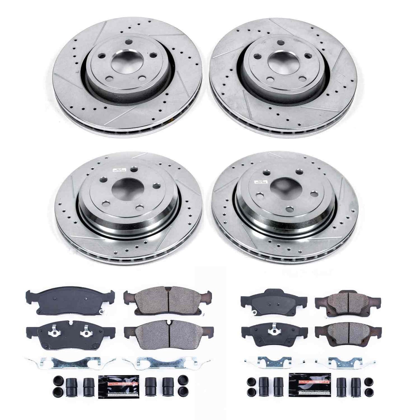 PowerStop Power Stop 11-19 Dodge Durango Front & Rear Z23 Evolution Sport Brake Kit K5955