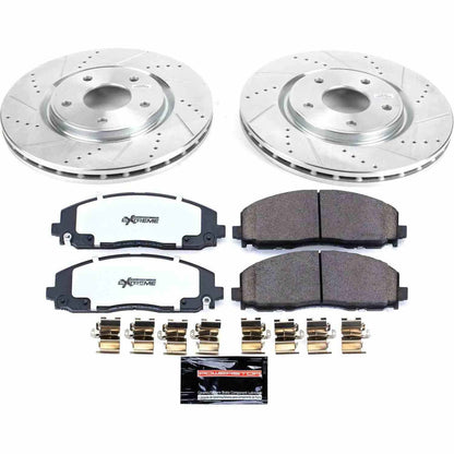 PowerStop Power Stop 17-19 Chrysler Pacifica Front Z36 Truck & Tow Brake Kit K5959-36