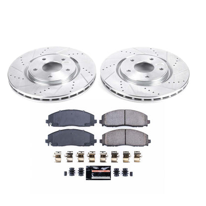 PowerStop Power Stop 17-19 Chrysler Pacifica Front Z23 Evolution Sport Brake Kit K5959