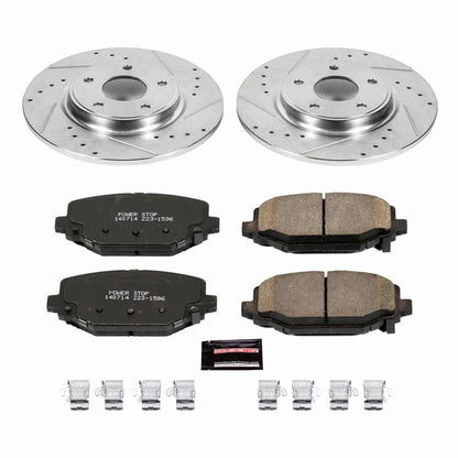 PowerStop Power Stop 12-16 Chrysler Town & Country Rear Z23 Evolution Sport Brake Kit K5961