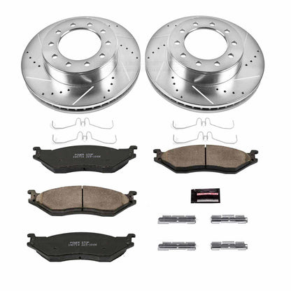 PowerStop Power Stop 05-16 Ford F-450 Super Duty Front Z23 Evolution Sport Brake Kit K5964