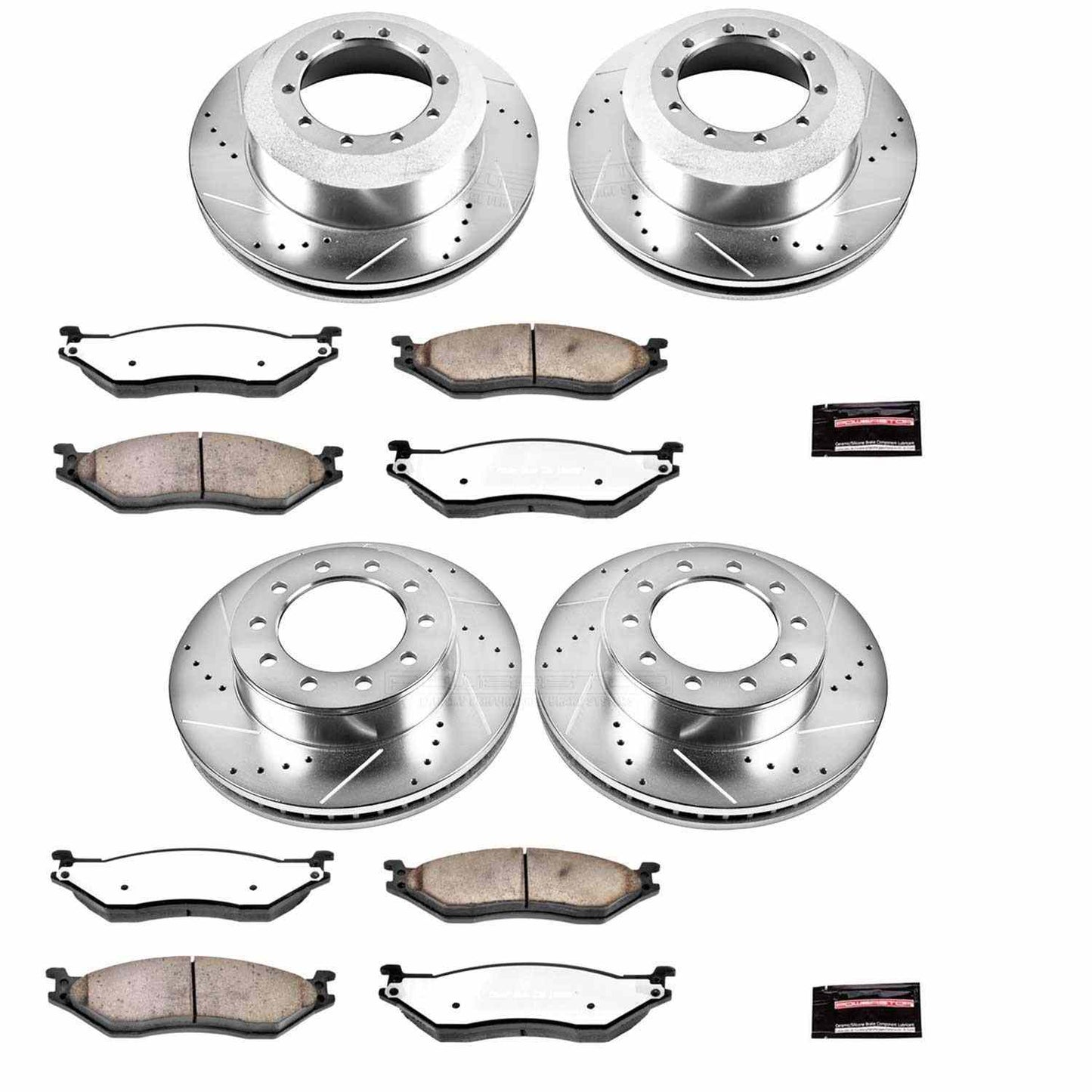 PowerStop Power Stop 05-16 Ford F-450 Super Duty Front & Rear Z36 Truck & Tow Brake Kit K5965-36
