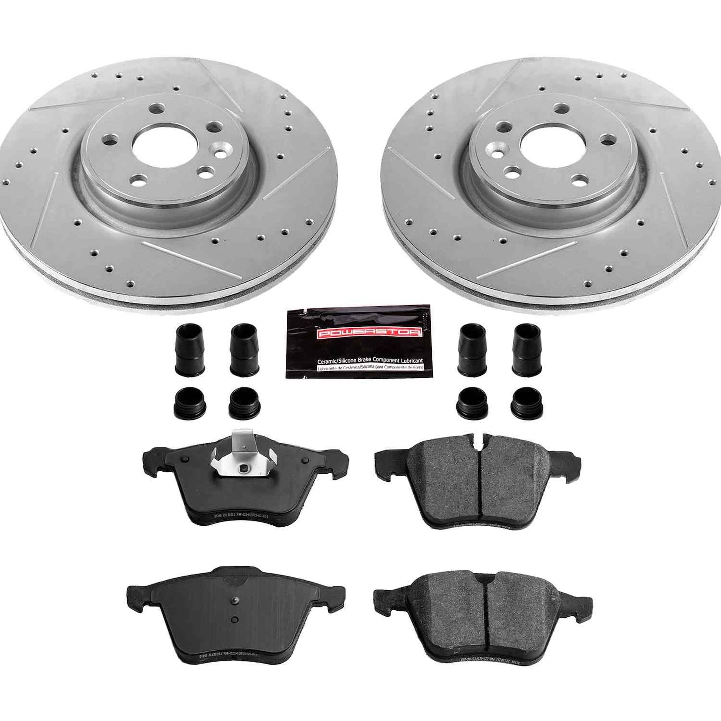 PowerStop Power Stop 13-14 Volvo S60 Front Z23 Evolution Sport Brake Kit K5978