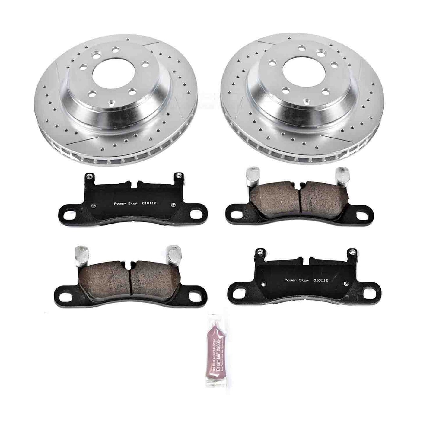 PowerStop Power Stop 11-18 Porsche Cayenne Rear Z23 Evolution Sport Brake Kit K5979