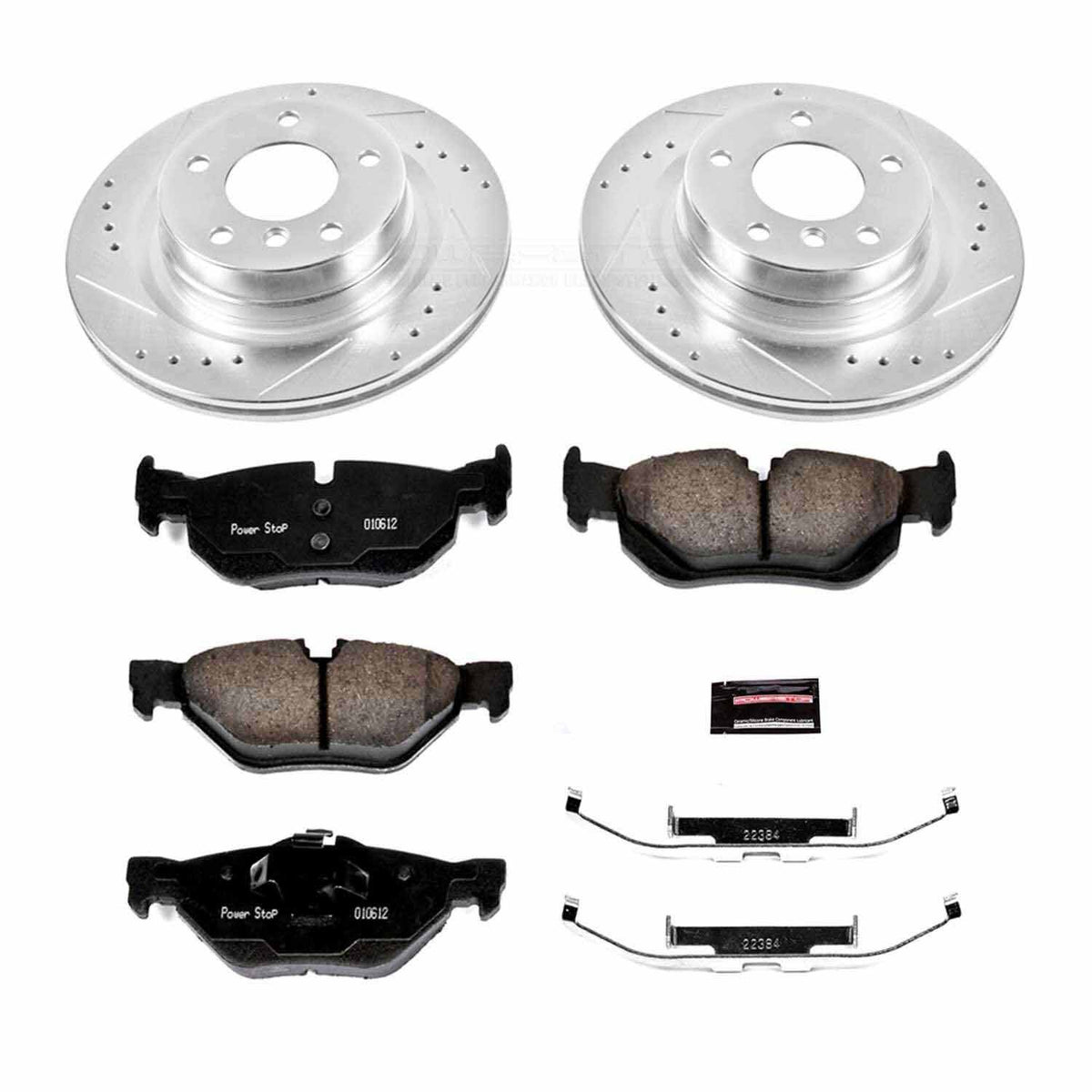 PowerStop Power Stop 11-13 BMW 328i Rear Z23 Evolution Sport Brake Kit K5981
