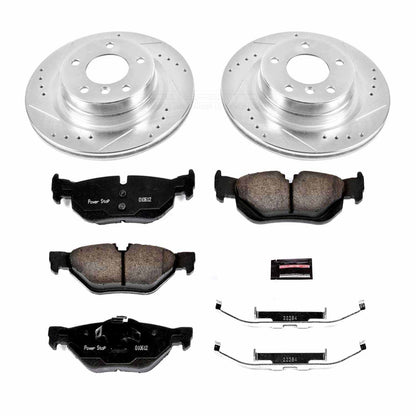 PowerStop Power Stop 11-13 BMW 328i Rear Z23 Evolution Sport Brake Kit K5981