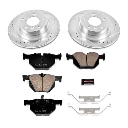 PowerStop Power Stop 11-13 BMW 335i Rear Z23 Evolution Sport Brake Kit K5982