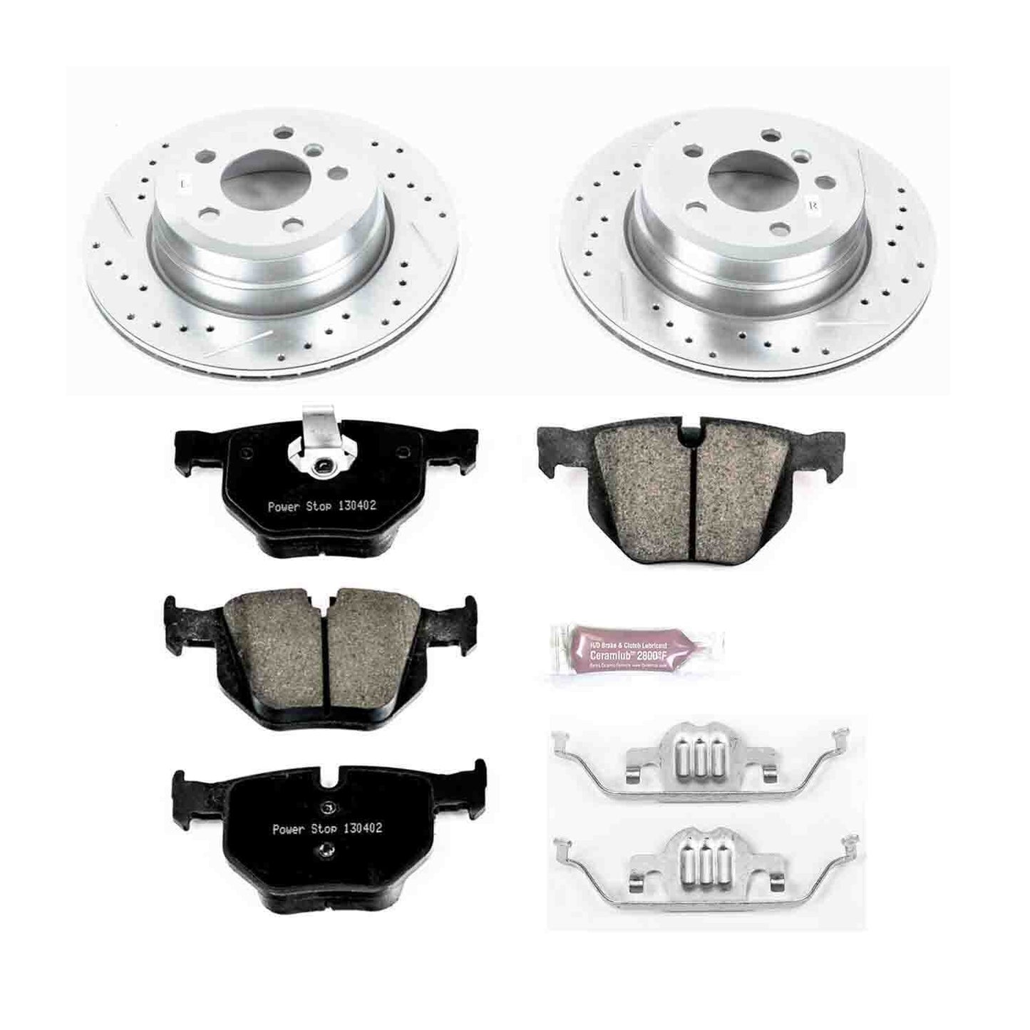 PowerStop Power Stop 07-15 BMW X5 Rear Z23 Evolution Sport Brake Kit K5984