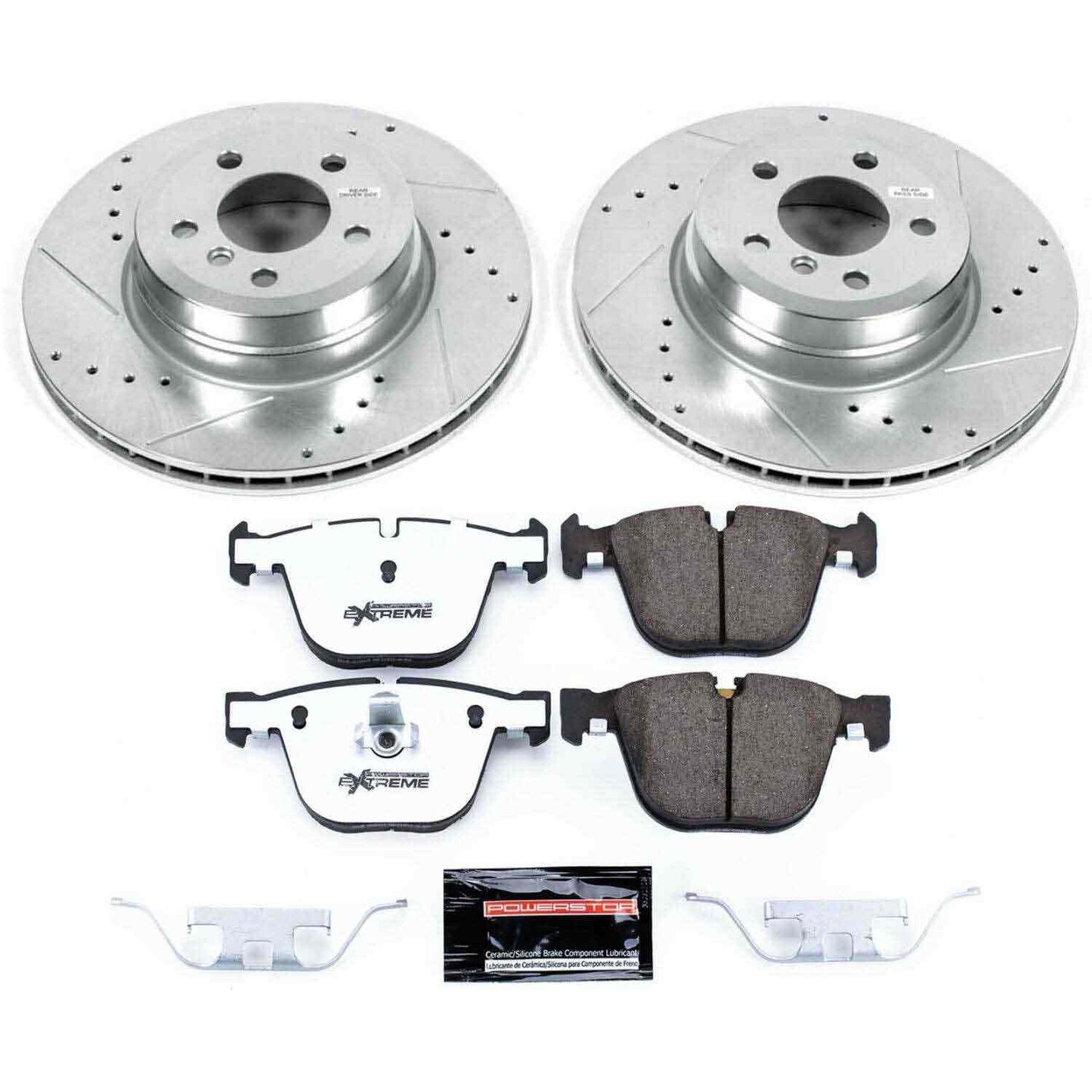 PowerStop Power Stop 07-15 BMW X5 Rear Z26 Street Warrior Brake Kit K5985-26