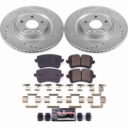 PowerStop Power Stop 2012 Audi A7 Quattro Rear Z23 Evolution Sport Brake Kit K6001