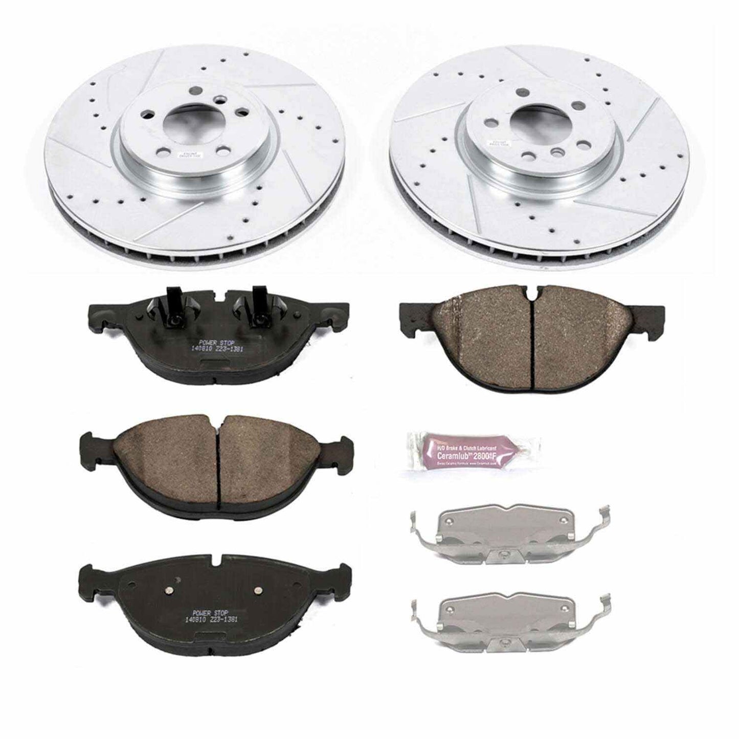 PowerStop Power Stop 11-18 BMW X5 Front Z23 Evolution Sport Brake Kit K6009