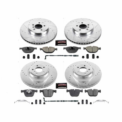 PowerStop Power Stop 09-10 BMW 750i Front & Rear Z23 Evolution Sport Brake Kit K6013