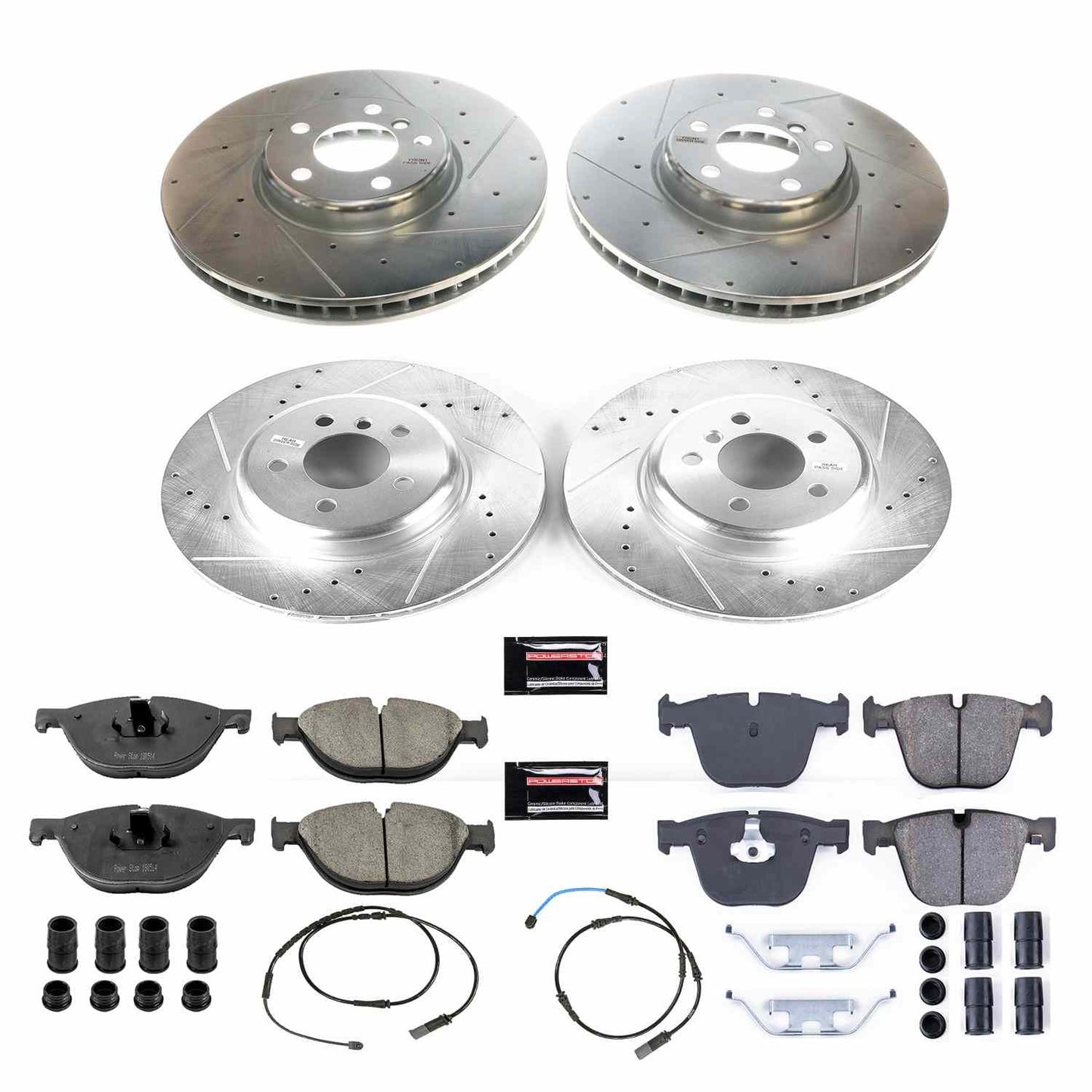 PowerStop Power Stop 10-17 BMW 535i GT Front & Rear Z23 Evolution Sport Brake Kit K6027