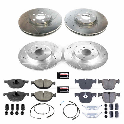 PowerStop Power Stop 10-17 BMW 535i GT Front & Rear Z23 Evolution Sport Brake Kit K6027