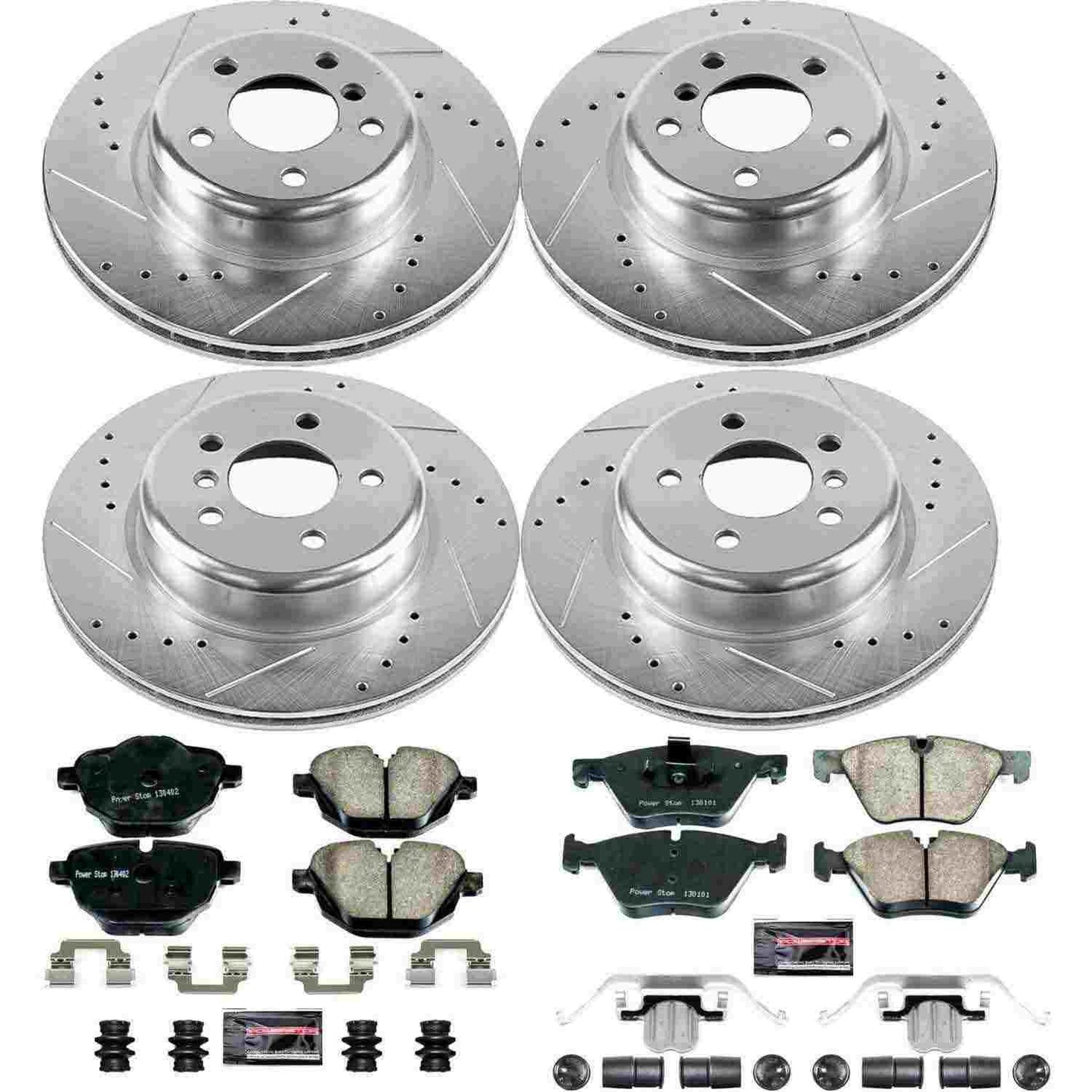 PowerStop Power Stop 11-16 BMW 528i Front & Rear Z23 Evolution Sport Brake Kit K6033