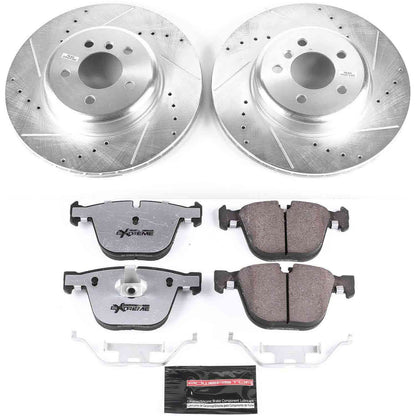 PowerStop Power Stop 10-17 BMW 535i GT Rear Z26 Street Warrior Brake Kit K6035-26