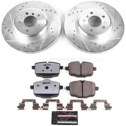 PowerStop Power Stop 11-16 BMW 550i Rear Z26 Street Warrior Brake Kit K6037-26