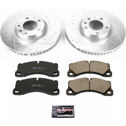 PowerStop Power Stop 11-18 Porsche Cayenne Front Z23 Evolution Sport Brake Kit K6042