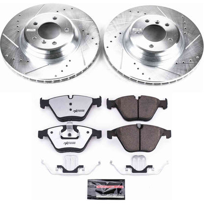 PowerStop Power Stop 2011 BMW 335d Front Z26 Street Warrior Brake Kit K6055-26