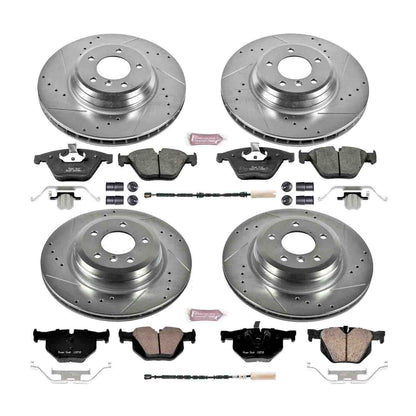 PowerStop Power Stop 11-13 BMW 335i Front & Rear Z23 Evolution Sport Brake Kit K6057