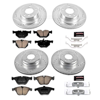 PowerStop Power Stop 11-13 BMW 335i xDrive Front & Rear Z23 Evolution Sport Brake Kit K6059