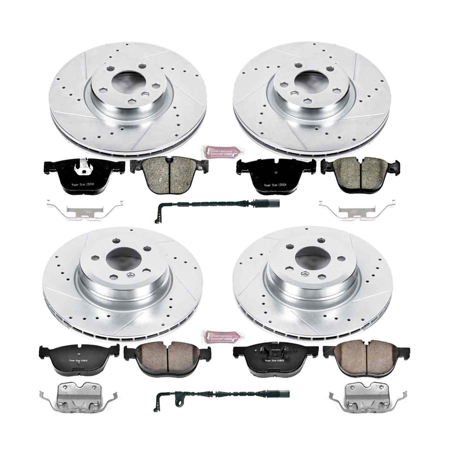 PowerStop Power Stop 07-10 BMW X5 Front & Rear Z23 Evolution Sport Brake Kit K6060