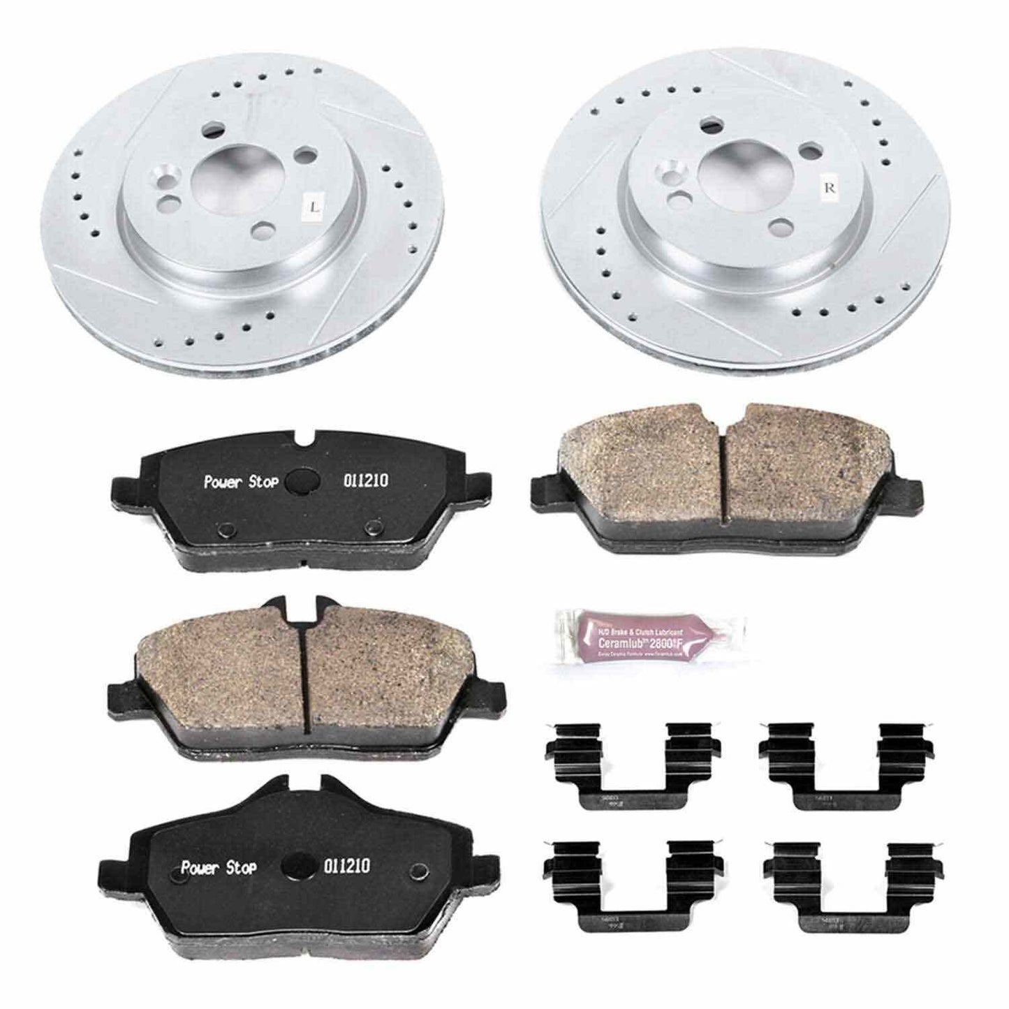 PowerStop Power Stop 07-10 Mini Cooper Front Z23 Evolution Sport Brake Kit K6066