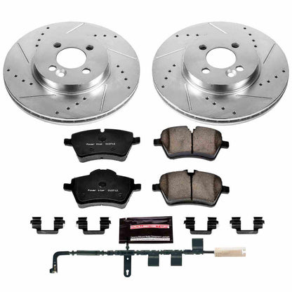 PowerStop Power Stop 07-10 Mini Cooper Front Z23 Evolution Sport Brake Kit K6068