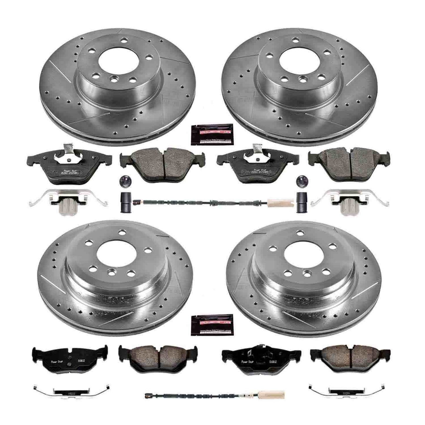 PowerStop Power Stop 11-12 BMW 328i xDrive Front & Rear Z23 Evolution Sport Brake Kit K6074