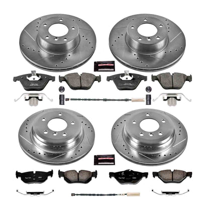PowerStop Power Stop 11-12 BMW 328i xDrive Front & Rear Z23 Evolution Sport Brake Kit K6074