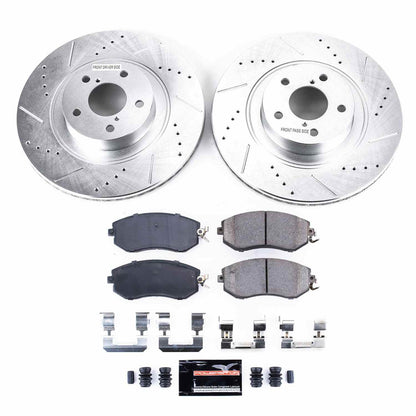 PowerStop Power Stop 13-16 Scion FR-S Front Z23 Evolution Sport Brake Kit K6082