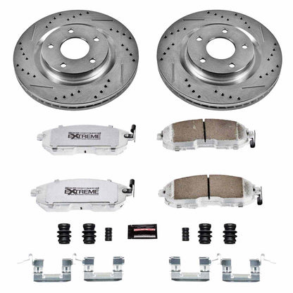 PowerStop Power Stop 11-17 Nissan Juke Front Z26 Street Warrior Brake Kit K6094-26