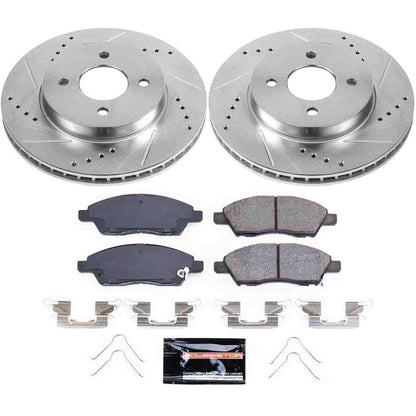 PowerStop Power Stop 12-18 Nissan Versa Front Z23 Evolution Sport Brake Kit K6096