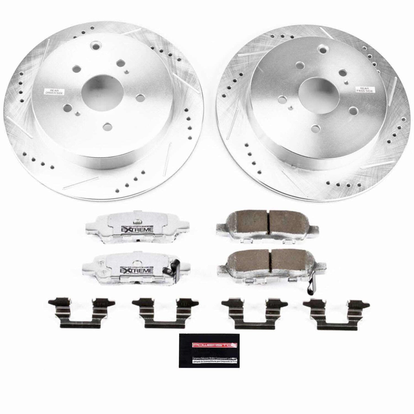 PowerStop Power Stop 09-13 Suzuki Grand Vitara Rear Z26 Street Warrior Brake Kit K6100-26