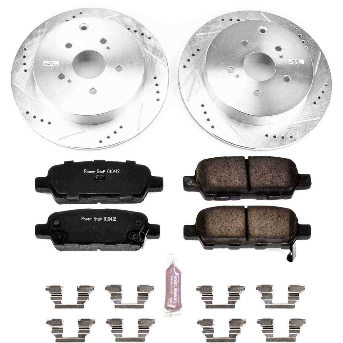 PowerStop Power Stop 09-13 Suzuki Grand Vitara Rear Z23 Evolution Sport Brake Kit K6100