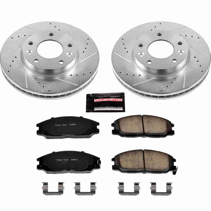 PowerStop Power Stop 04-05 Kia Sedona Front Z23 Evolution Sport Brake Kit K6108