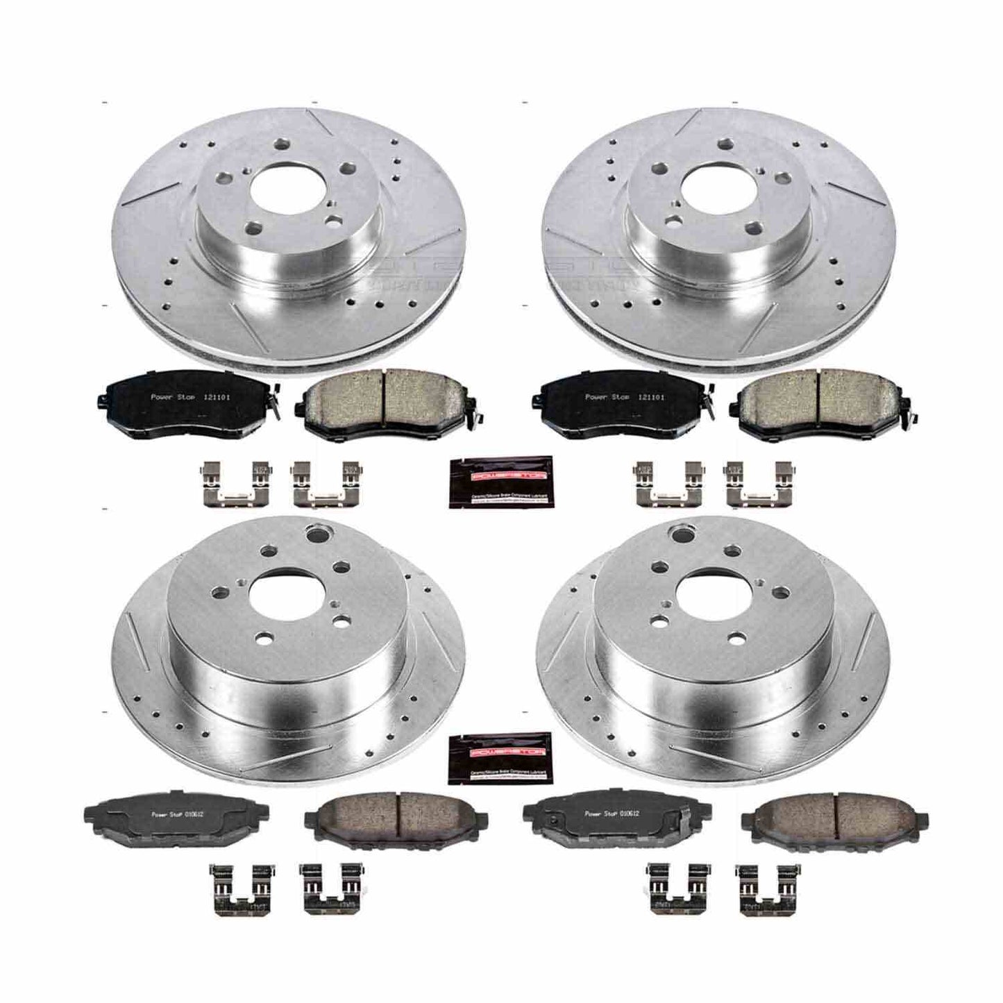 PowerStop Power Stop 12-16 Subaru Impreza Front & Rear Z23 Evolution Sport Brake Kit K6113