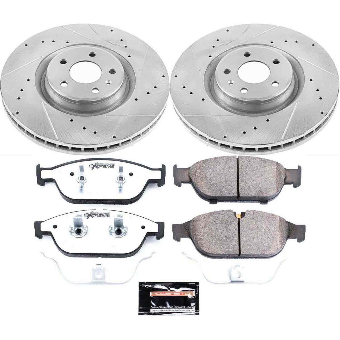 PowerStop Power Stop 12-16 Audi A6 Quattro Front Z26 Street Warrior Brake Kit K6129-26