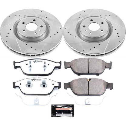 PowerStop Power Stop 12-16 Audi A6 Quattro Front Z26 Street Warrior Brake Kit K6129-26