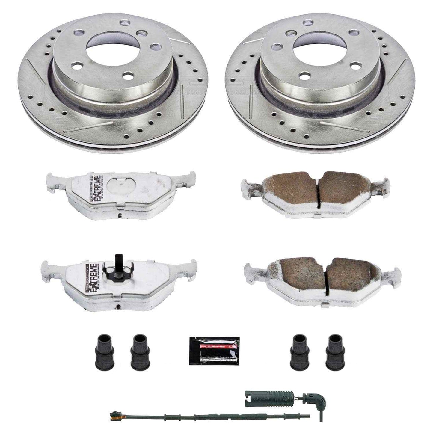 PowerStop Power Stop 2000 BMW 323Ci Rear Z26 Street Warrior Brake Kit K613-26