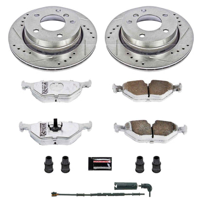 PowerStop Power Stop 2000 BMW 323Ci Rear Z26 Street Warrior Brake Kit K613-26