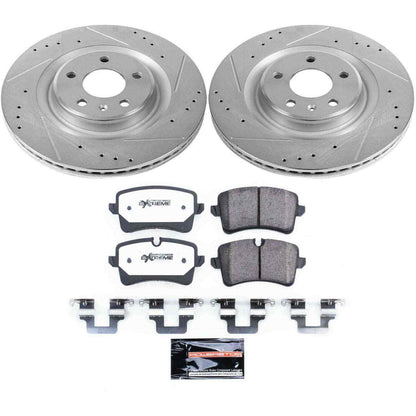 PowerStop Power Stop 14-18 Audi A6 Rear Z26 Street Warrior Brake Kit K6139-26