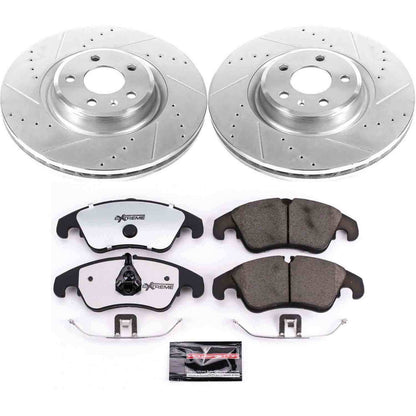 PowerStop Power Stop 14-18 Audi A6 Front Z26 Street Warrior Brake Kit K6140-26