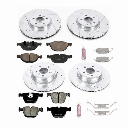 PowerStop Power Stop 08-10 BMW X6 Front & Rear Z23 Evolution Sport Brake Kit K6145