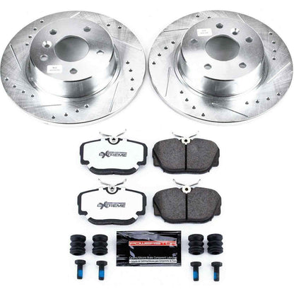 PowerStop Power Stop 99-04 Land Rover Discovery Rear Z26 Street Warrior Brake Kit K6152-26