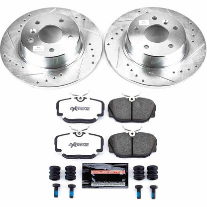 PowerStop Power Stop 99-04 Land Rover Discovery Rear Z36 Truck & Tow Brake Kit K6152-36