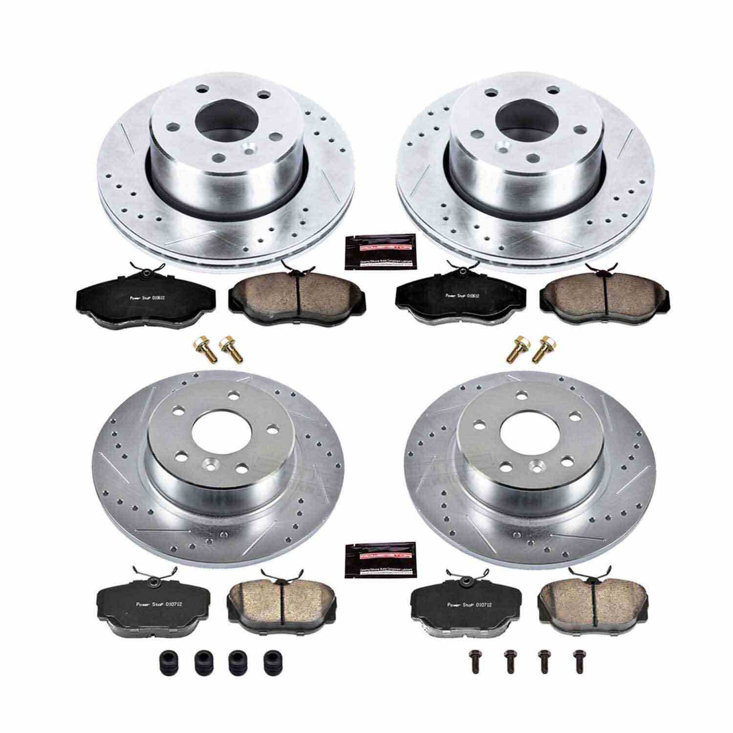 PowerStop Power Stop 99-04 Land Rover Discovery Front & Rear Z23 Evolution Sport Brake Kit K6153